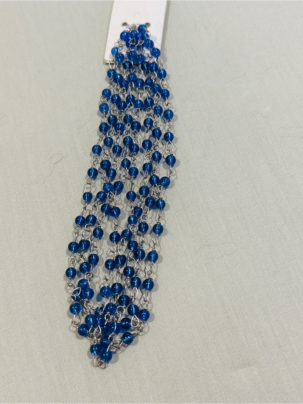 Blue Beaded Multi-Strand Bracelet - Women Jewelry
